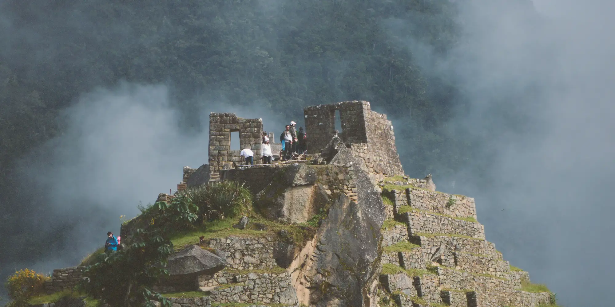 Final view of Machu Picchu's terraces
