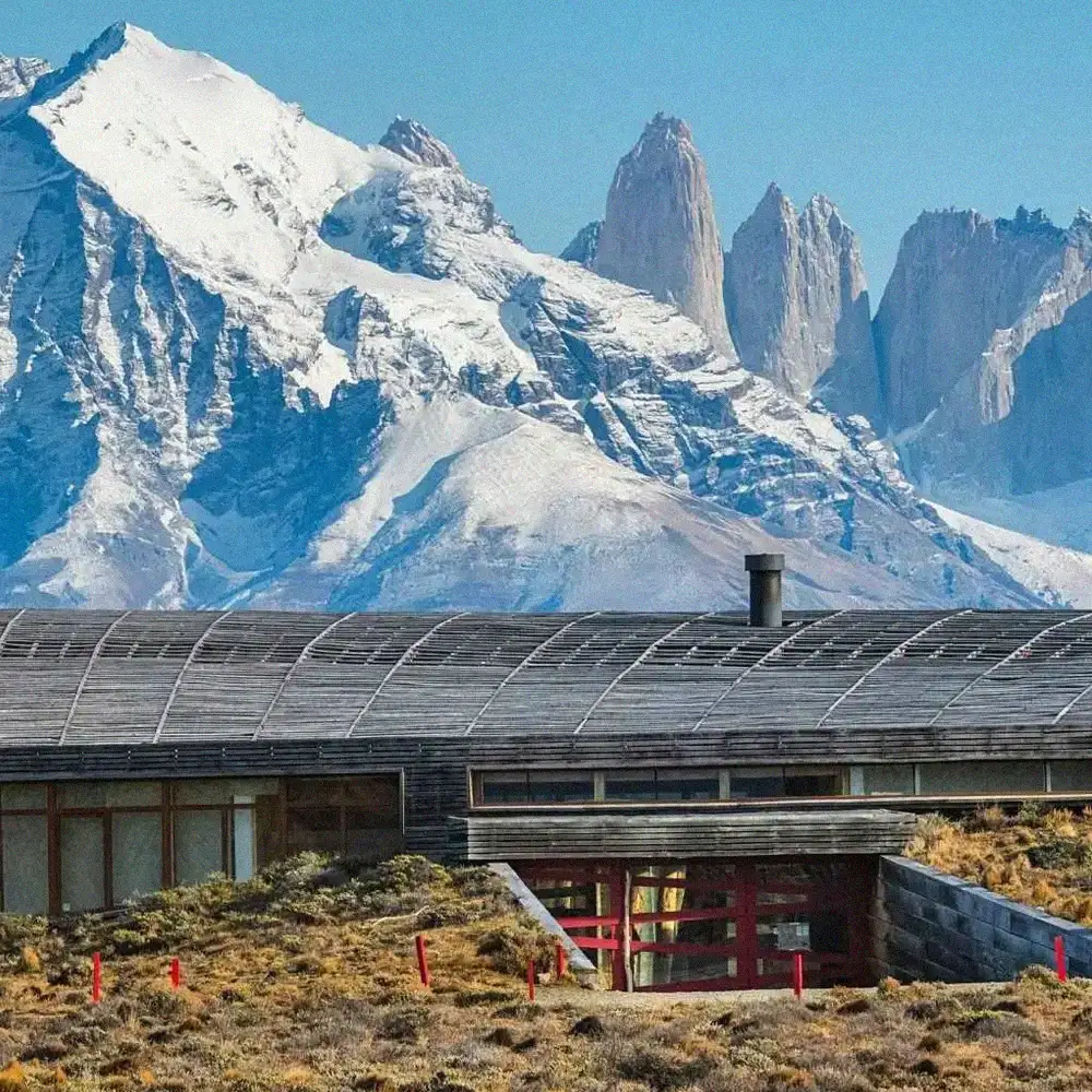 Boutique hotel below Torres del Paine, Patagonia