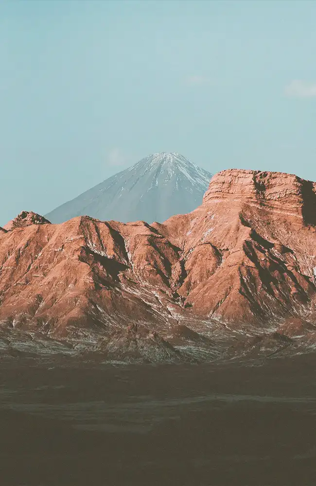 Atacama desert under the stars