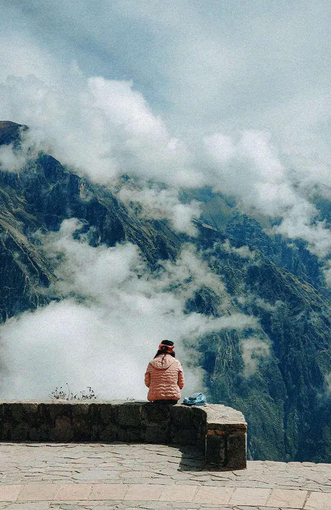 Terraced slopes of Colca Canyon